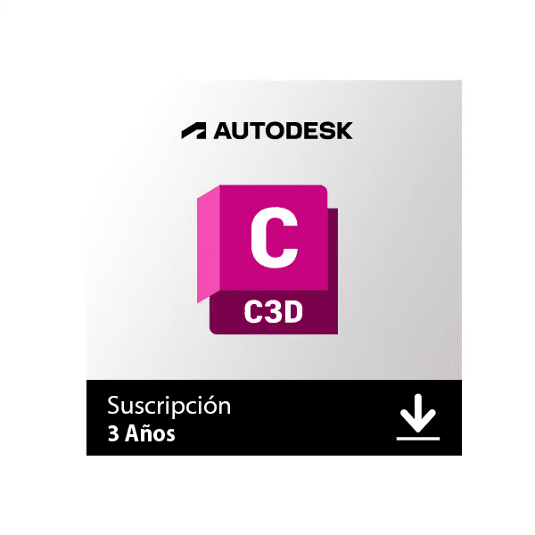 Autodesk Civil 3D 2026, 3 Años – Suscripción Digital EDU