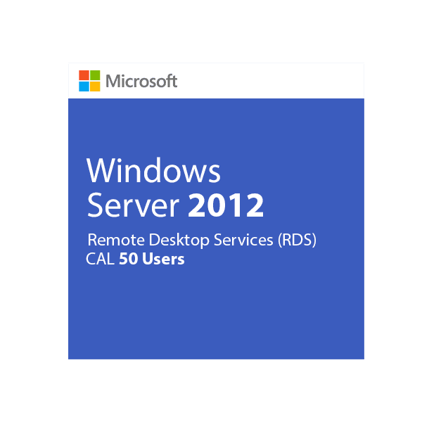Microsoft Windows Server RDS 2012 CAL (50 Usuarios)