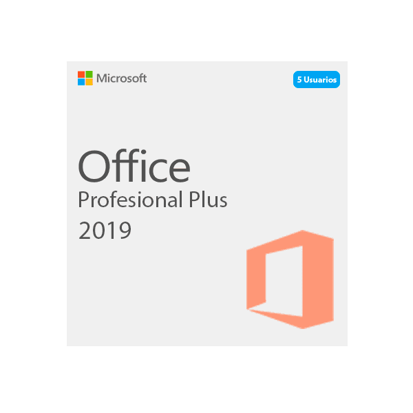 Microsoft Office 2019 Profesional Plus - Licencia Digital - 5 Usuarios
