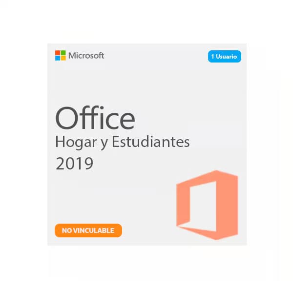 Microsoft Office 2019 Hogar y Estudiante - Licencia Digital, (NO Vinculable)
