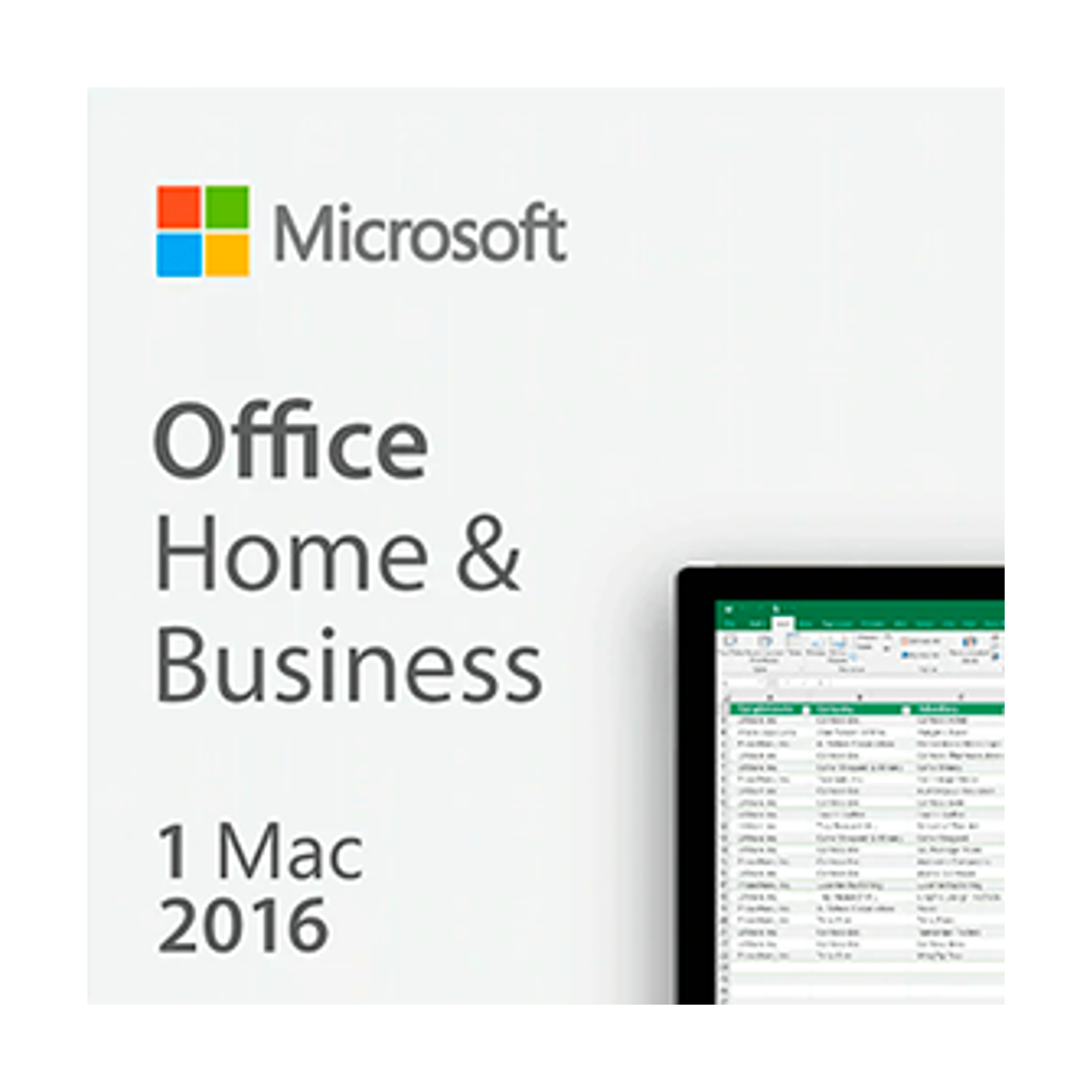 Microsoft Office 2016 Hogar y Empresas – Para Mac, licencia digital original
