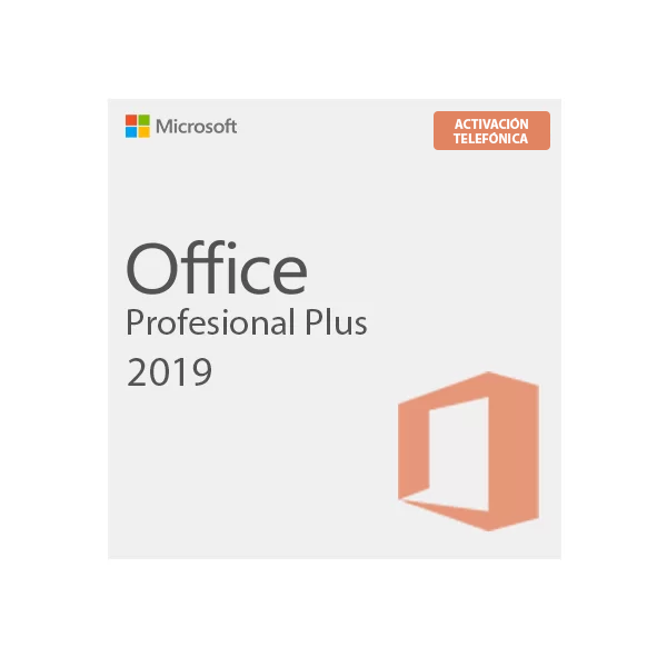 Microsoft Office 2019 Profesional Plus – Licencia Digital, (Activación por  Teléfono) | Licencia Digital